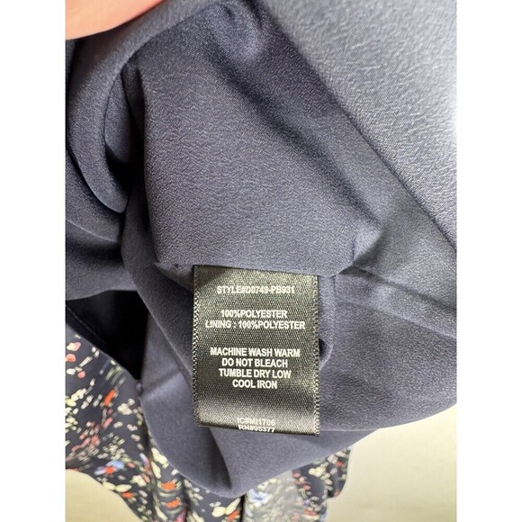 Sanctuary Maxi Dress Women’s Large Navy Blue Floral Butterfly Print A Line NEW - Picture 8 of 12